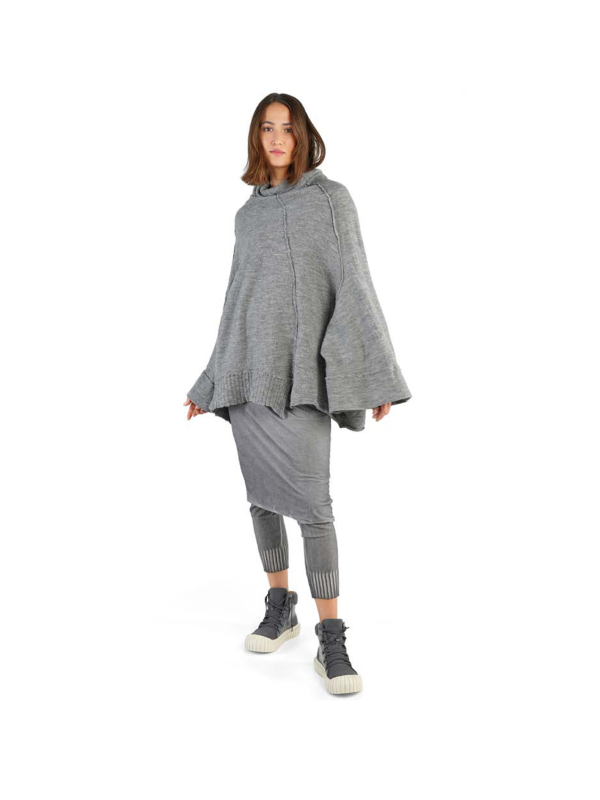 Rundholz DIP - Strickhose mit einem Rock aus Cotton Jersey black - 2242567612