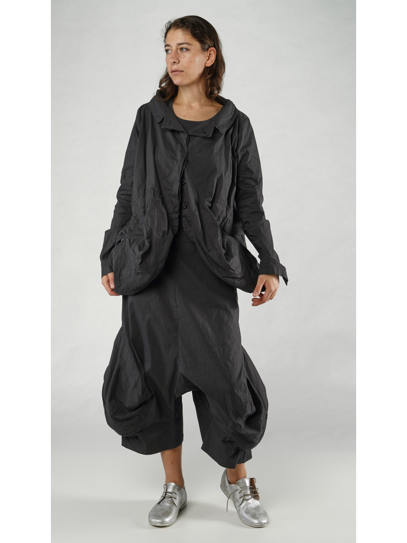 Rundholz - Hüftlange baumwoll stretch jacke - 1251631108