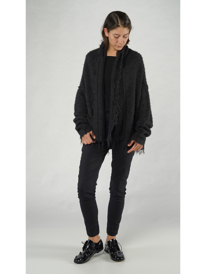 Rundholz - Weite tussah seiden strickjacke - 1251657106