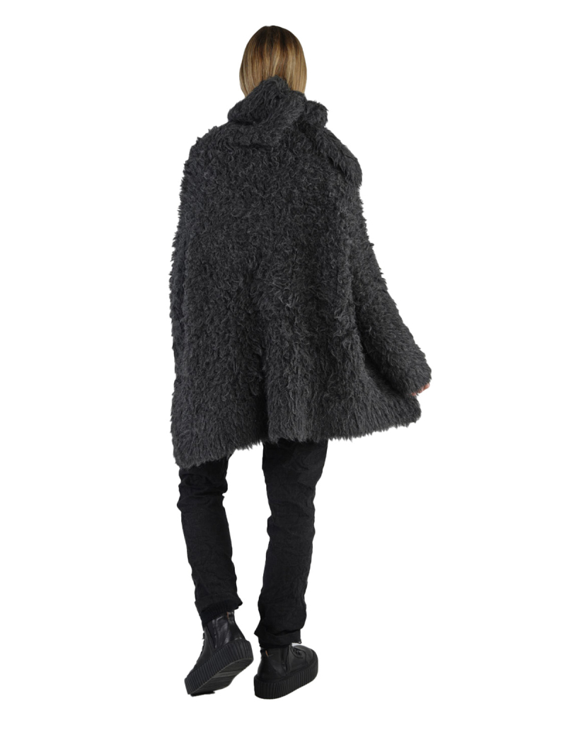 Rundholz - Уютный джемпер с воротником бант оверсайз Черный - 2241380705