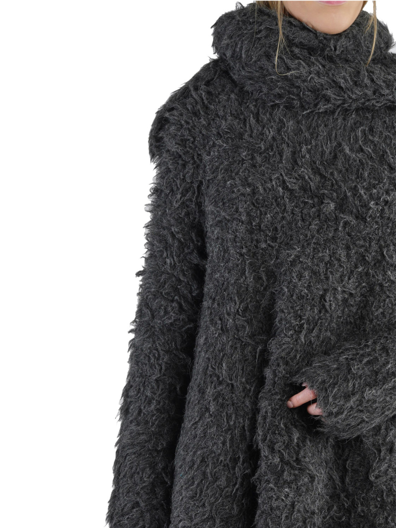 Rundholz - Уютный джемпер с воротником бант оверсайз Черный - 2241380705