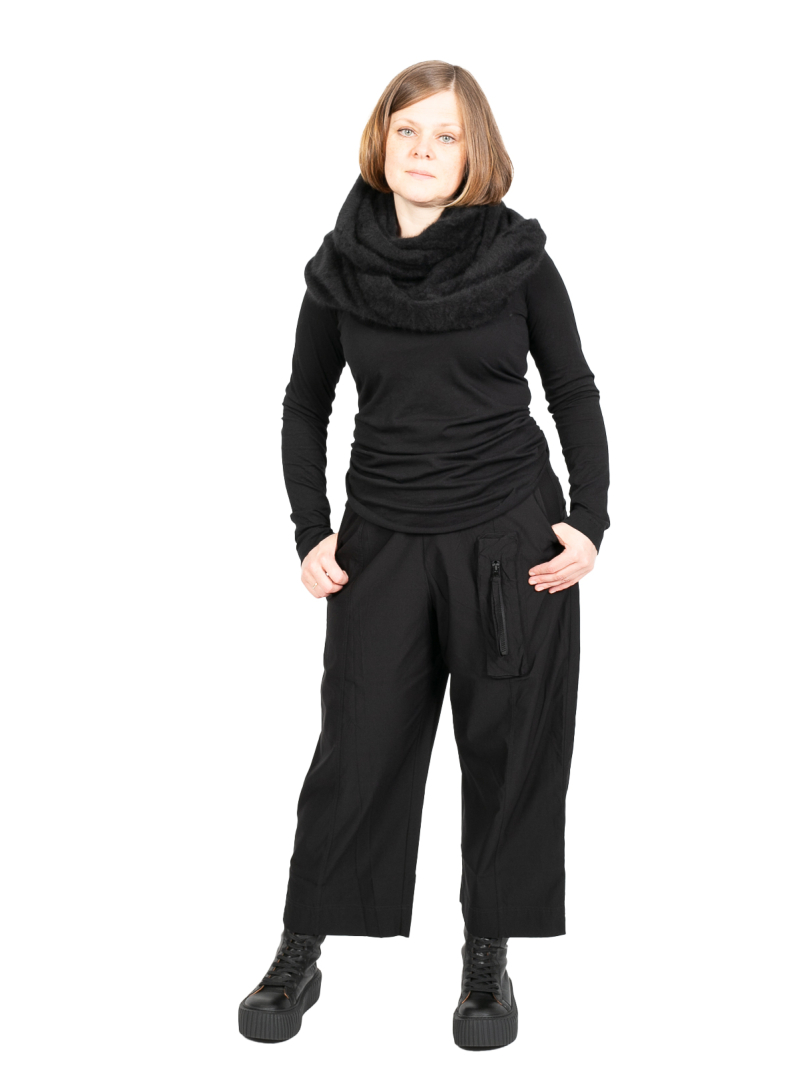 Rundholz - Schal Loop Waschbär Black - 2241417712