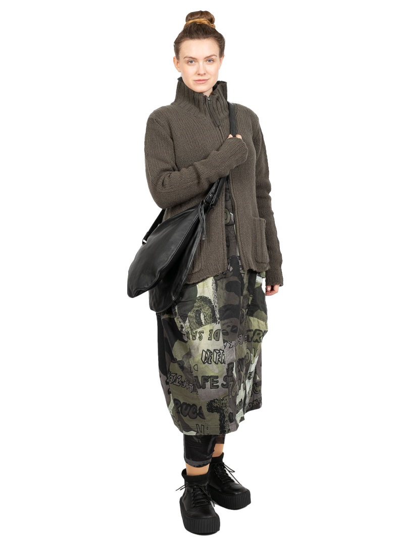 Rundholz Black Label - BallonKleid mit Allover Print ärmellos Stretch Multicolor - 2243600903