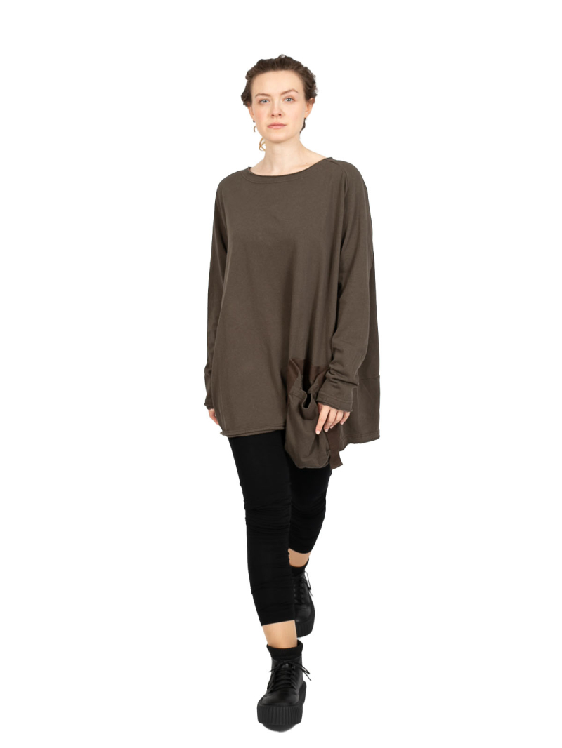 Rundholz Black Label - Sweater mit Koffertasche Cotton Oversize jungle - 2243250501