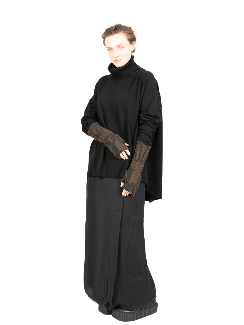 Rundholz Black Label - Рукавицы с жаккардом на большом пальце из вареной шерсти 