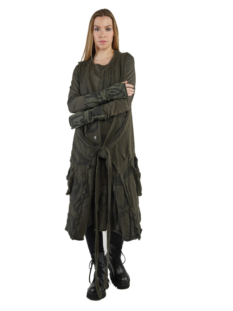 Rundholz Black Label - Рукавицы с жаккардом на большом пальце из вареной шерсти 