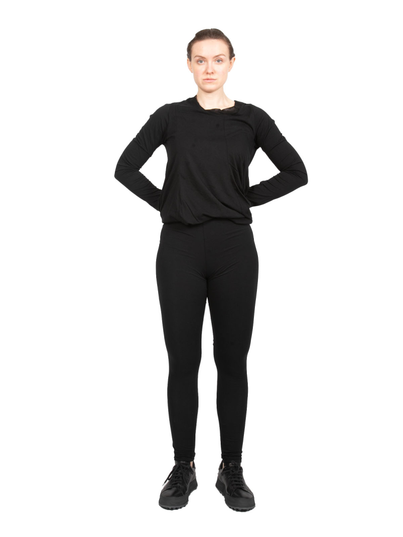 Rundholz Black Label - Leggings Cotton Jersey Stretch black - 2243470212
