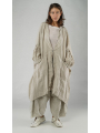 Bois rond - Manteau de lin oversize - 1251021210