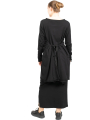 Pluslavie (Plü) - lange Tunika - Ribbon Jacket Black