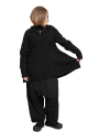 Rundholz - Pullover mit Rollkragen und A-Linie Patentmuster Wolle Black - 2241370704