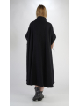 Rundholz DIP - Kleid in ausgestellter Form mit Augentaschen Schurwolle Black - 2242210910