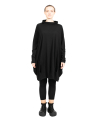 Rundholz Black Label - ShirtKleid in Ballonform mit Falten am Saum Oversize Black - 2243370928