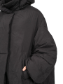 Rundholz DIP - Пуховик с широкими рукавами и капюшоном Черный - 2242001204