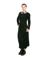 Rundholz Black Label - Tubular dress with decorative seams and offset trims black - 2243470908