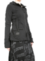 Rundholz Black Label - Taillierte Sweatjacke mit Kapuze black - 2243291127