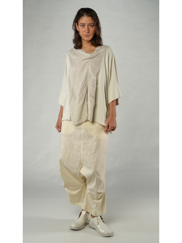 Rundholz - Kastenförmiges baumwoll krepp jersey t-shirt - 1251560507